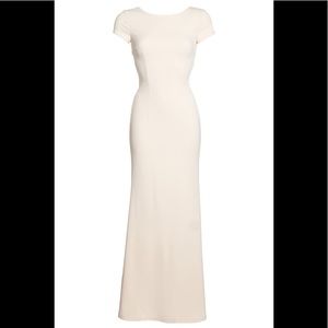 lulus twist back mermaid gown